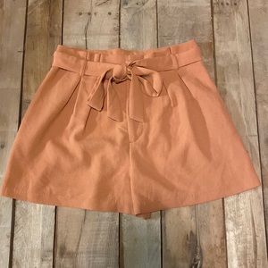 Forever 21 Contemporary Tie Shorts